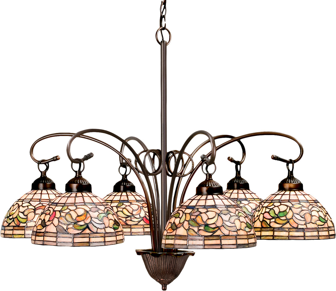 Meyda Tiffany Tiffany Turning Leaf 18715 Chandelier Light - Bapa