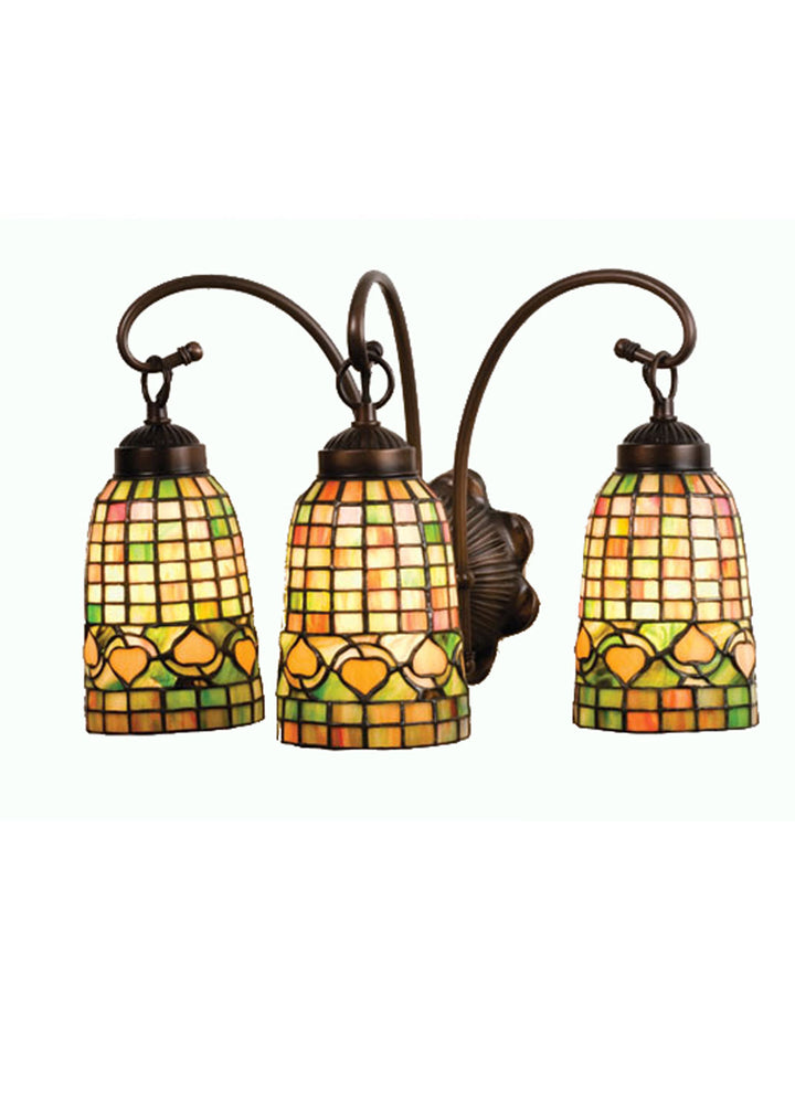 Meyda Tiffany Tiffany Acorn 18866 Bath Vanity Light 18 in. wide - Antique