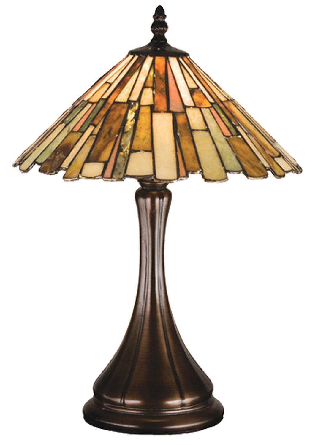 Meyda Tiffany Lighting 18868 Delta Accent Lamp Lamp Bronze / Dark
