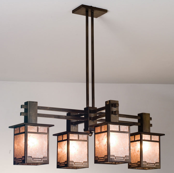 Meyda Tiffany Roylance 19060 Chandelier Light - Antique Copper
