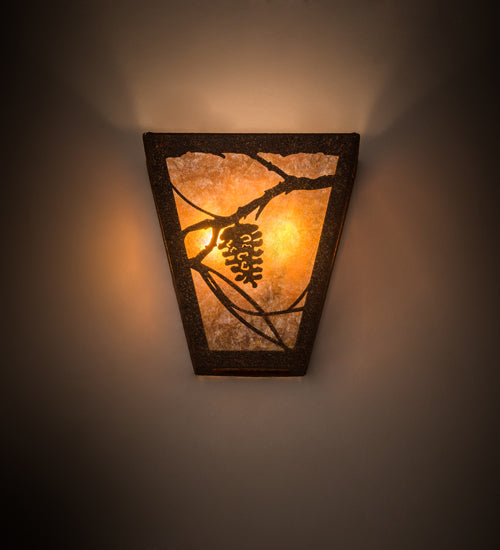 Meyda Tiffany Whispering Pines 192456 Wall Light - Oil Rubbed Bronze