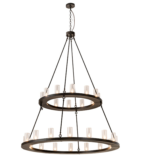 Meyda Tiffany Loxley 192461 Chandelier Light - Timeless Bronze