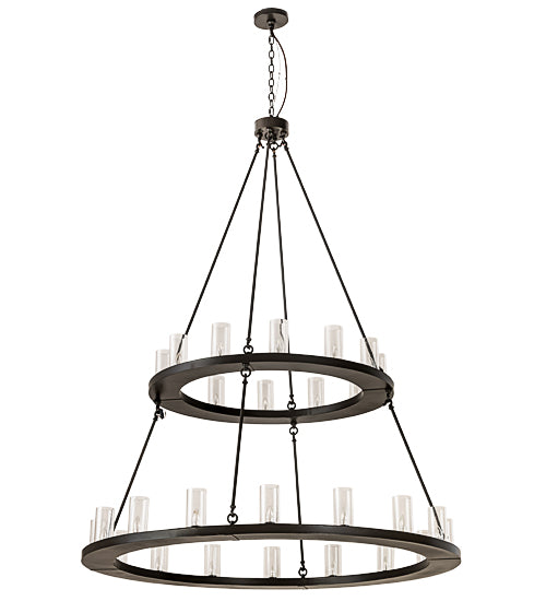 Meyda Tiffany Loxley 192461 Chandelier Light - Timeless Bronze