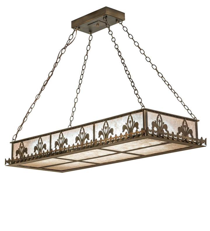 Meyda Tiffany Gothic Fleur-De-Lis 19234 Pendant Light - Antique Copper