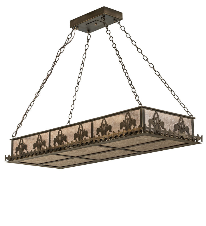 Meyda Tiffany Gothic Fleur-De-Lis 19234 Pendant Light - Antique Copper