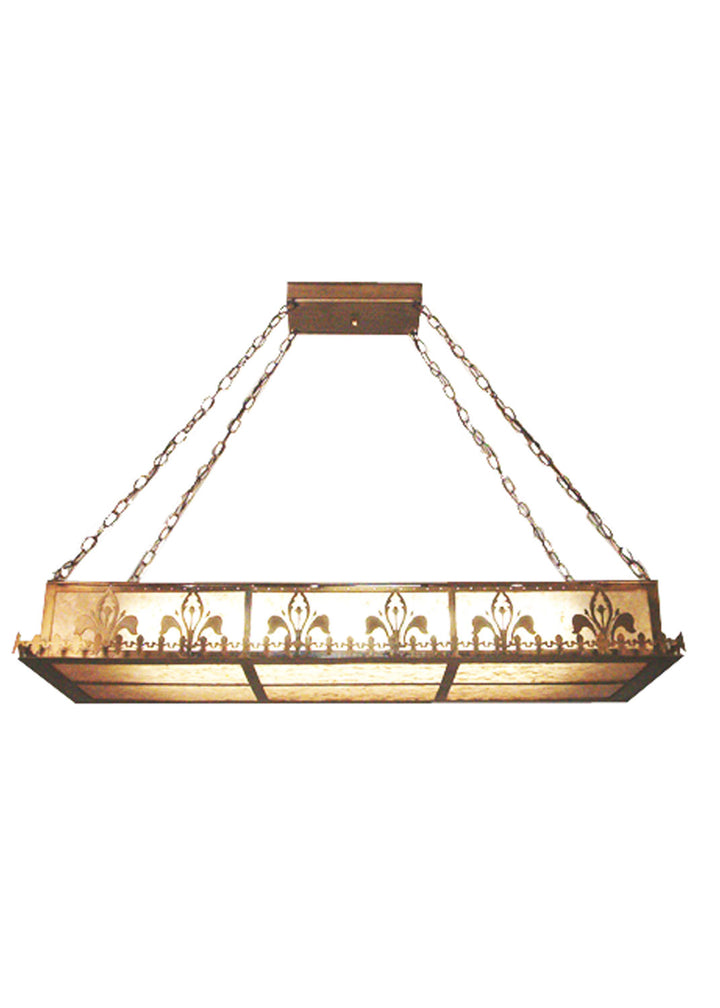 Meyda Tiffany Gothic Fleur-De-Lis 19234 Pendant Light - Antique Copper