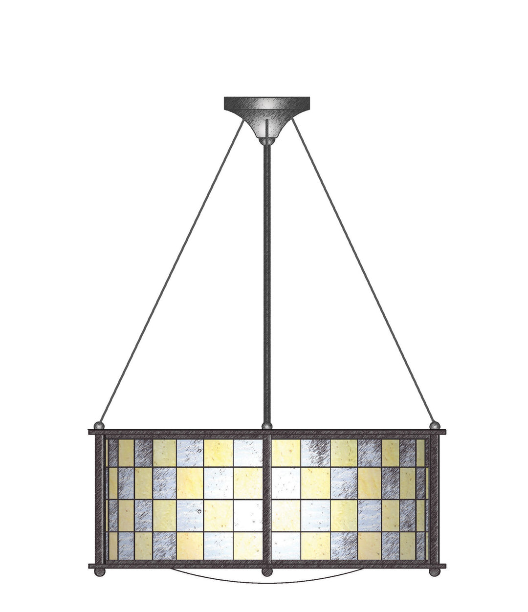 Meyda Tiffany Utopia 19323 Pendant Light - Polished Nickel