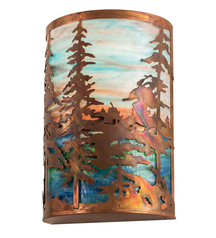 Meyda Tiffany Tall Pines 19735 Wall Light - Vintage Copper