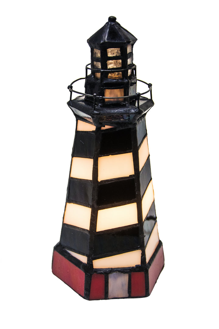 Meyda Tiffany Lighting 20539 The Lighthouse On One Light Accent Lamp Lamp Bronze / Dark