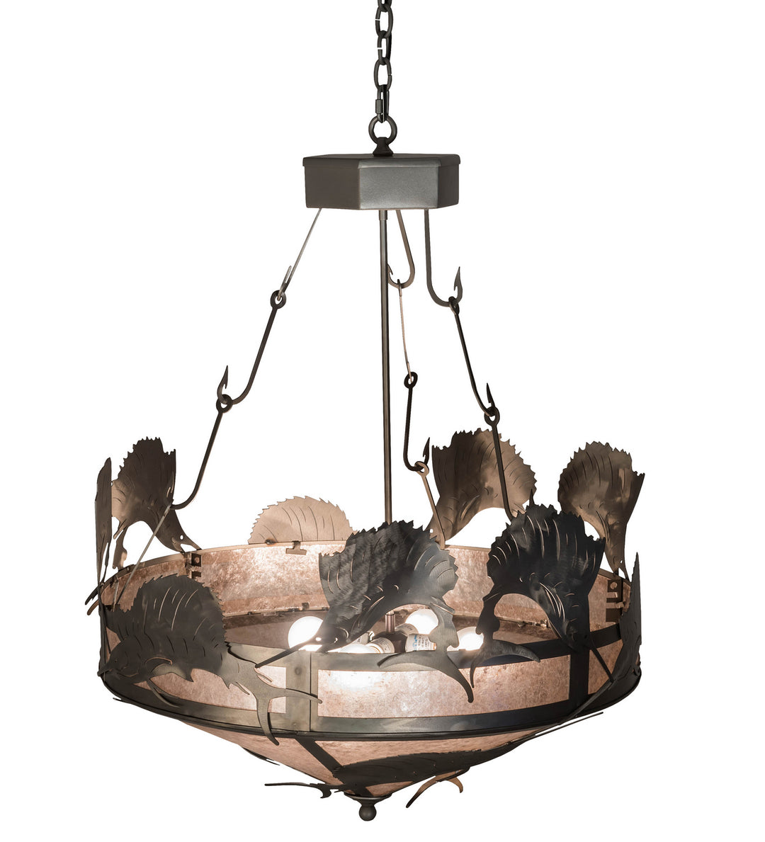 Meyda Tiffany Catch Of The Day 20875 Pendant Light - Steel