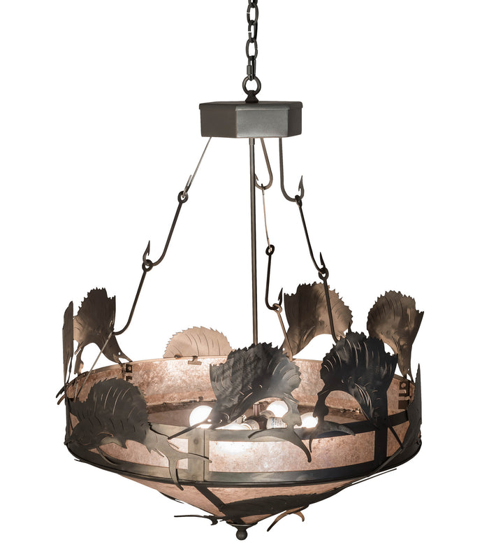 Meyda Tiffany Catch Of The Day 20875 Pendant Light - Steel