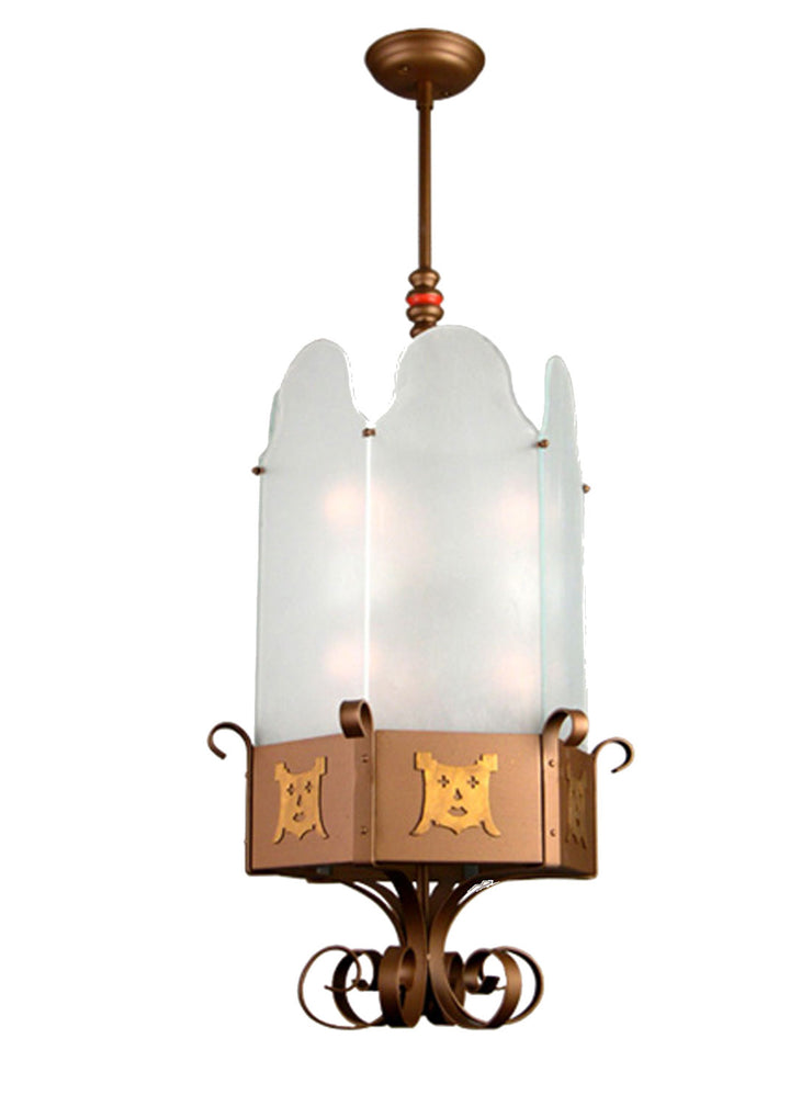 Meyda Tiffany Theatre Mask 21481 Pendant Light - Verdigris