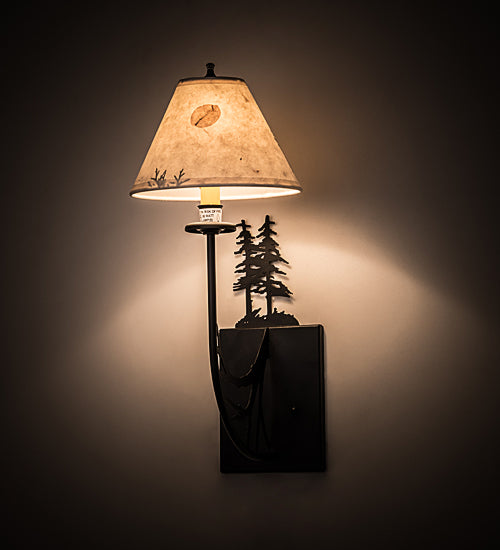 Meyda Tiffany Anillo 192592 Wall Light - Hand Wrought Iron