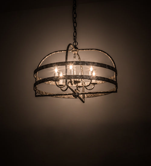 Meyda Tiffany Aldari 192658 Pendant Light - Pewter