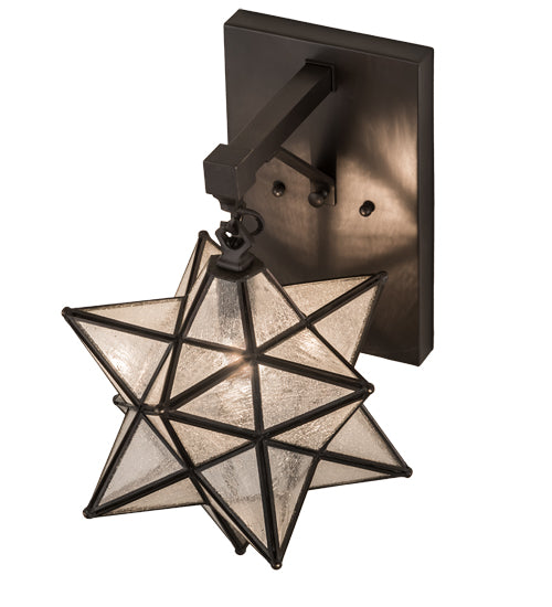 Meyda Tiffany Moravian Star 192944 Wall Light - Craftsman Brown