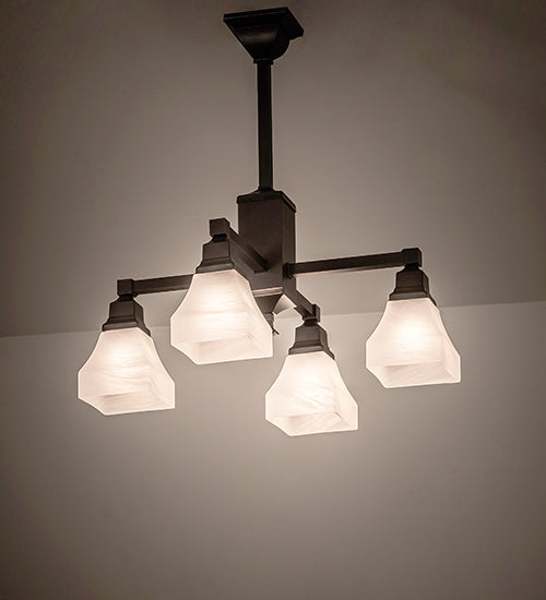 Meyda Tiffany Bungalow 192959 Chandelier Light - Mahogany Bronze