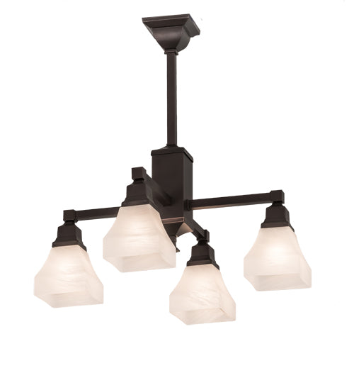 Meyda Tiffany Bungalow 192959 Chandelier Light - Mahogany Bronze
