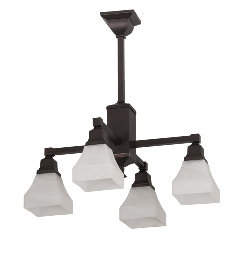 Meyda Tiffany Bungalow 192959 Chandelier Light - Mahogany Bronze