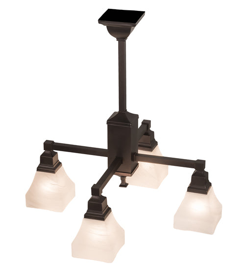 Meyda Tiffany Bungalow 192959 Chandelier Light - Mahogany Bronze