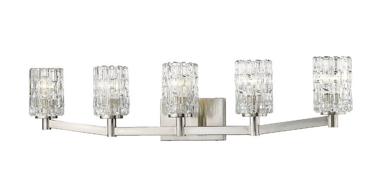 Z-Lite Aubrey 1931-5V-BN Bath Vanity Light 41 in. wide - Brushed Nickel