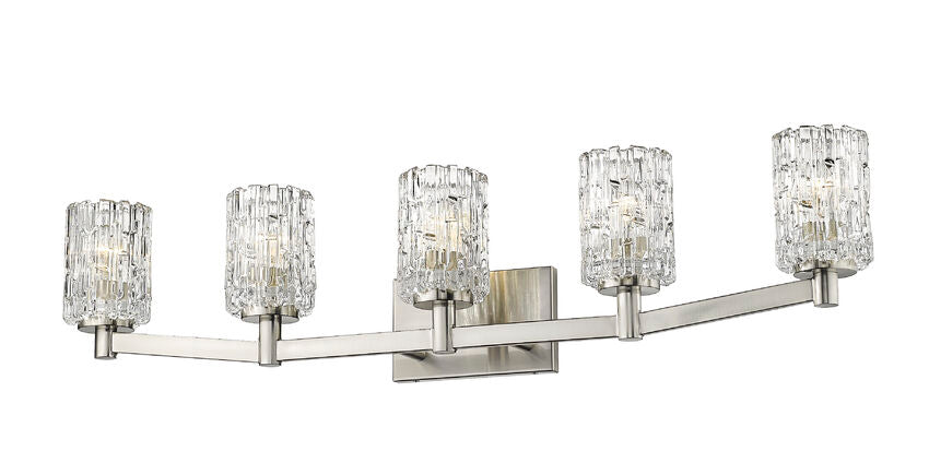 Z-Lite Aubrey 1931-5V-BN Bath Vanity Light 41 in. wide - Brushed Nickel