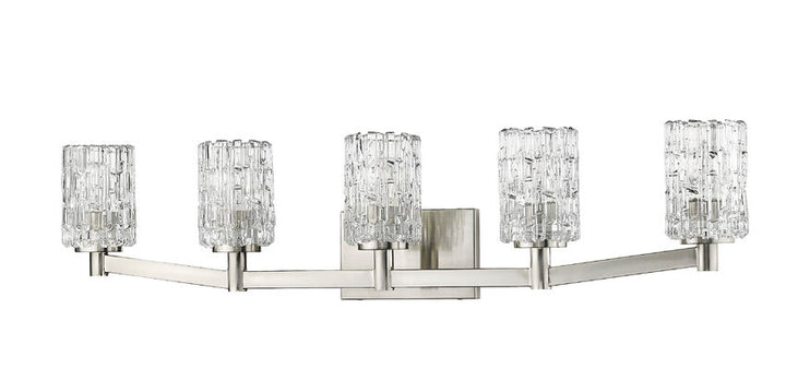 Z-Lite Aubrey 1931-5V-BN Bath Vanity Light 41 in. wide - Brushed Nickel