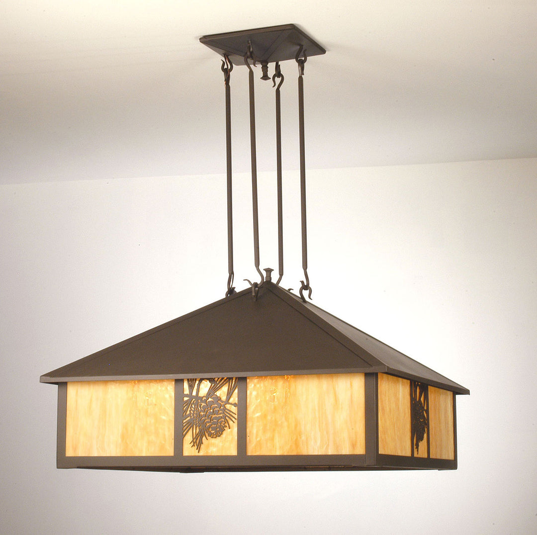 Meyda Tiffany Winter Pine 23294 Pendant Light - Timeless Bronze