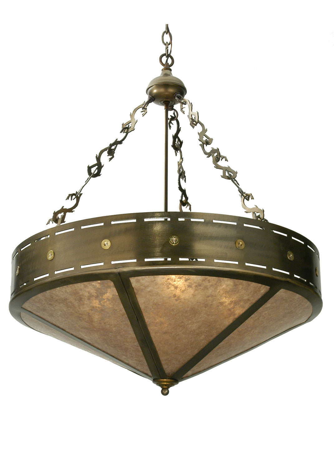 Meyda Tiffany Craftsman 23633 Pendant Light - Timeless Bronze