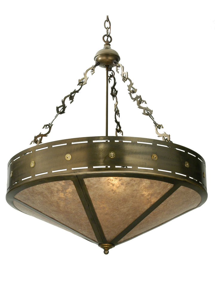 Meyda Tiffany Craftsman 23633 Pendant Light - Timeless Bronze