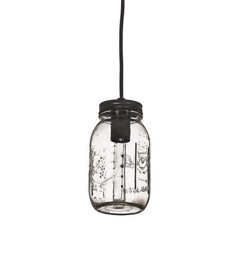 Meyda Tiffany Mason Jar 193114 Pendant Light - Antique