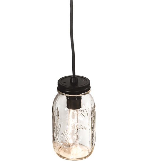Meyda Tiffany Mason Jar 193114 Pendant Light - Antique