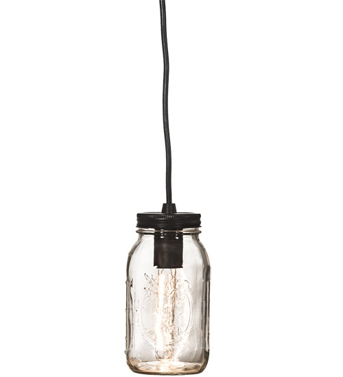 Meyda Tiffany Mason Jar 193114 Pendant Light - Antique