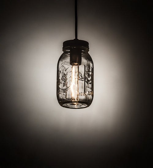 Meyda Tiffany Mason Jar 193114 Pendant Light - Antique