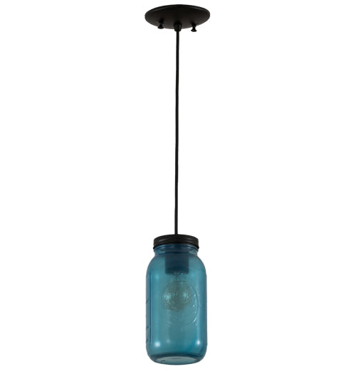 Meyda Tiffany Mason Jar 193121 Pendant Light - Timeless Bronze