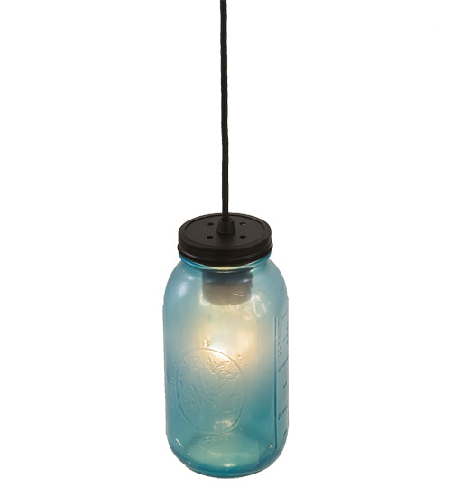 Meyda Tiffany Mason Jar 193121 Pendant Light - Timeless Bronze