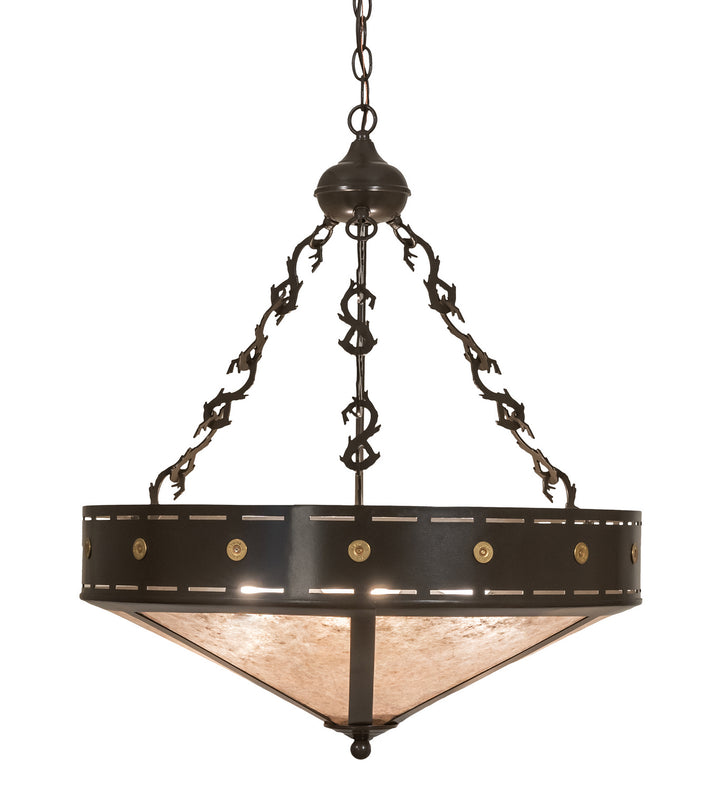 Meyda Tiffany Craftsman 26923 Pendant Light - Timeless Bronze