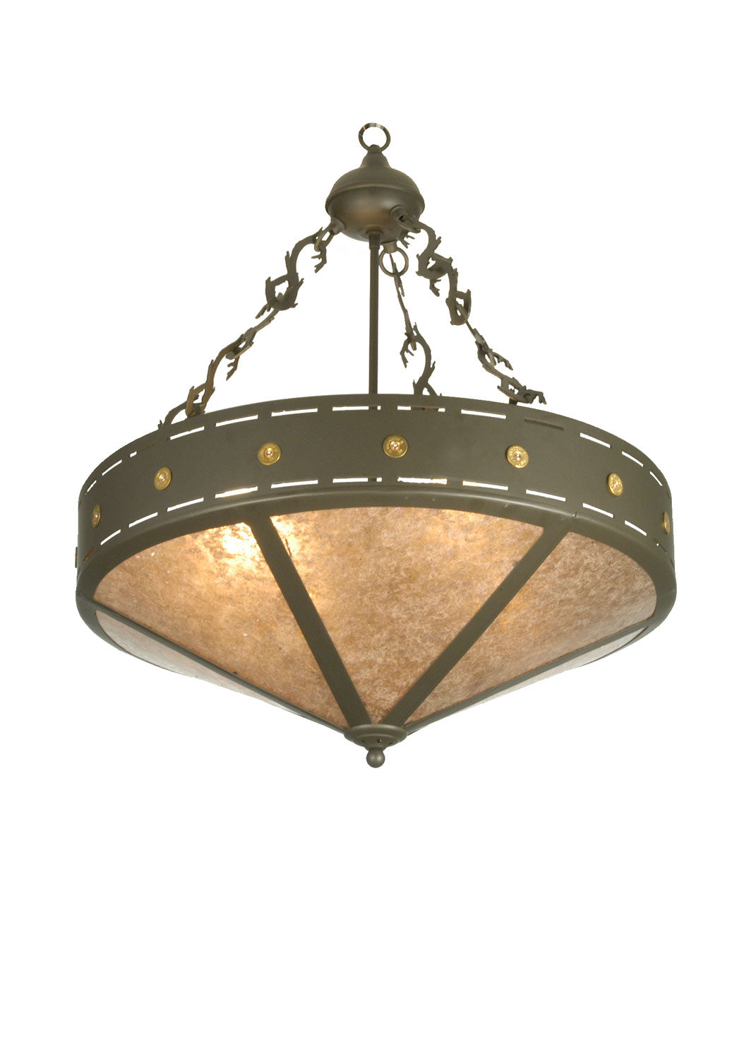 Meyda Tiffany Craftsman 26923 Pendant Light - Timeless Bronze