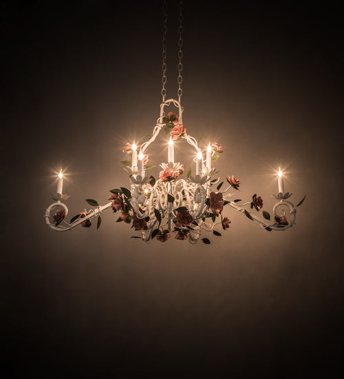 Meyda Tiffany Symphony 193143 Chandelier Light - Oil Rubbed Bronze