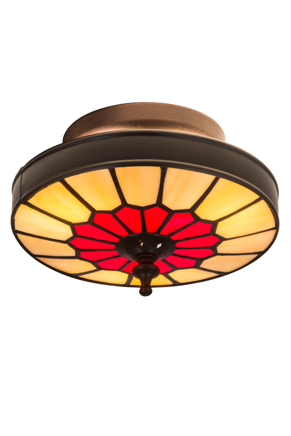 Meyda Tiffany Vincent 27058 Ceiling Light - Craftsman Brown