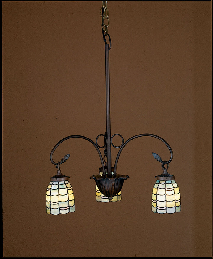 Meyda Tiffany Sea Scallop 27413 Chandelier Light - Mahogany Bronze