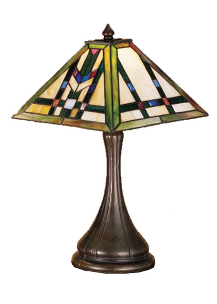 Meyda Tiffany Lighting 31250 Prairie Wheat One Light Accent Lamp Lamp Bronze / Dark