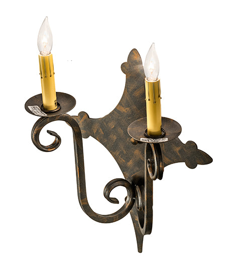 Meyda Tiffany Angelique 193326 Wall Light - French Bronzed