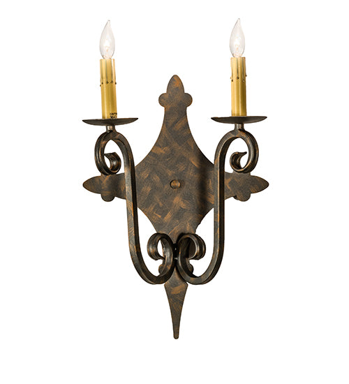 Meyda Tiffany Angelique 193326 Wall Light - French Bronzed