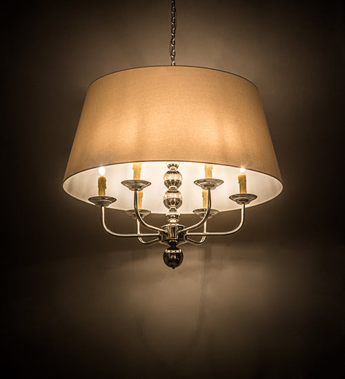 Meyda Tiffany Biscayne 193402 Chandelier Light - Polished Nickel