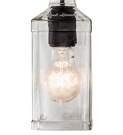 Meyda Tiffany Whiskey Bottle 193436 Pendant Light - Wrought Iron