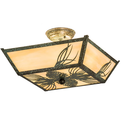 Meyda Tiffany Mountain Pine 193440 Ceiling Light - Burnished Copper