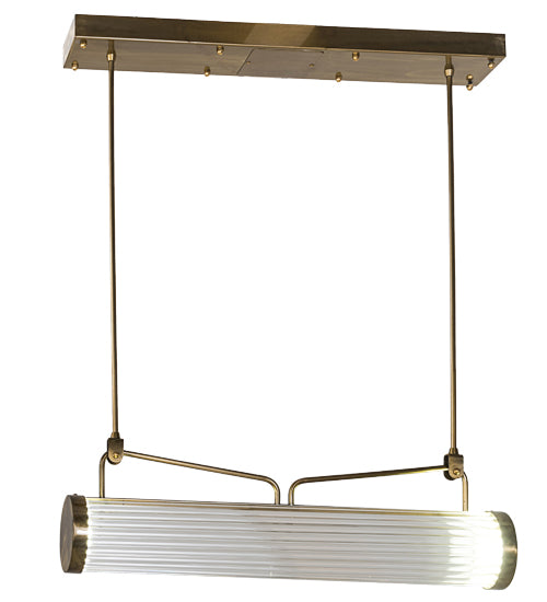 Meyda Tiffany Cilindro 193559 Pendant Light - Natural Brass