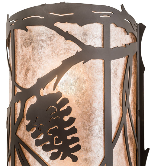 Meyda Tiffany Whispering Pines 193755 Wall Light - Oil Rubbed Bronze