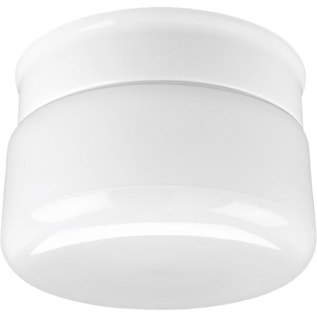Progress White Glass P3516-30 Ceiling Light - White