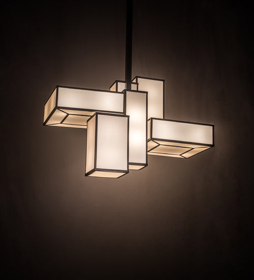 Meyda Tiffany Kiska 194047 Chandelier Light - Pewter